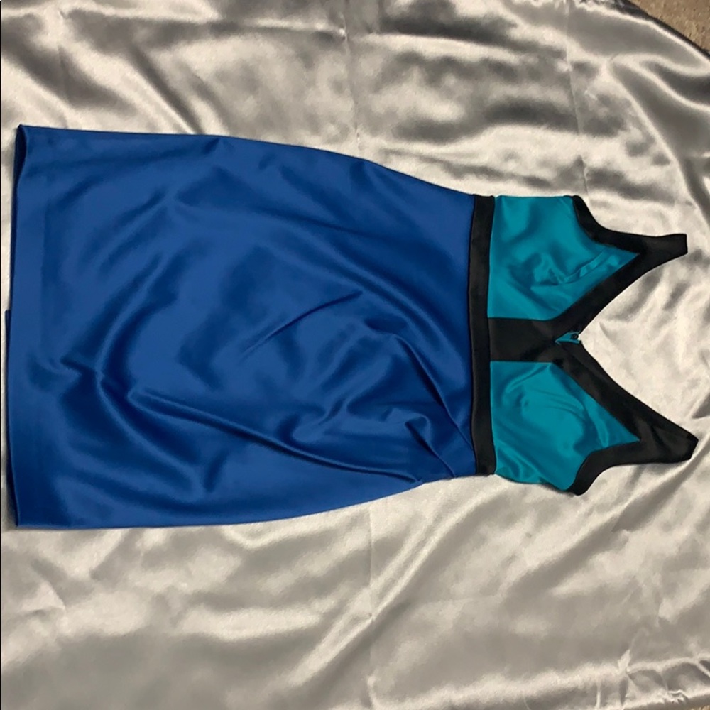 Ellen Tracy Color Block Dress